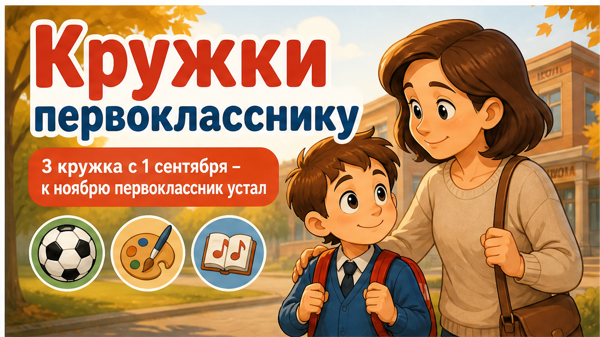 Какие кружки выбрать первокласснику: 1-2 секции без перегруза к октябрю