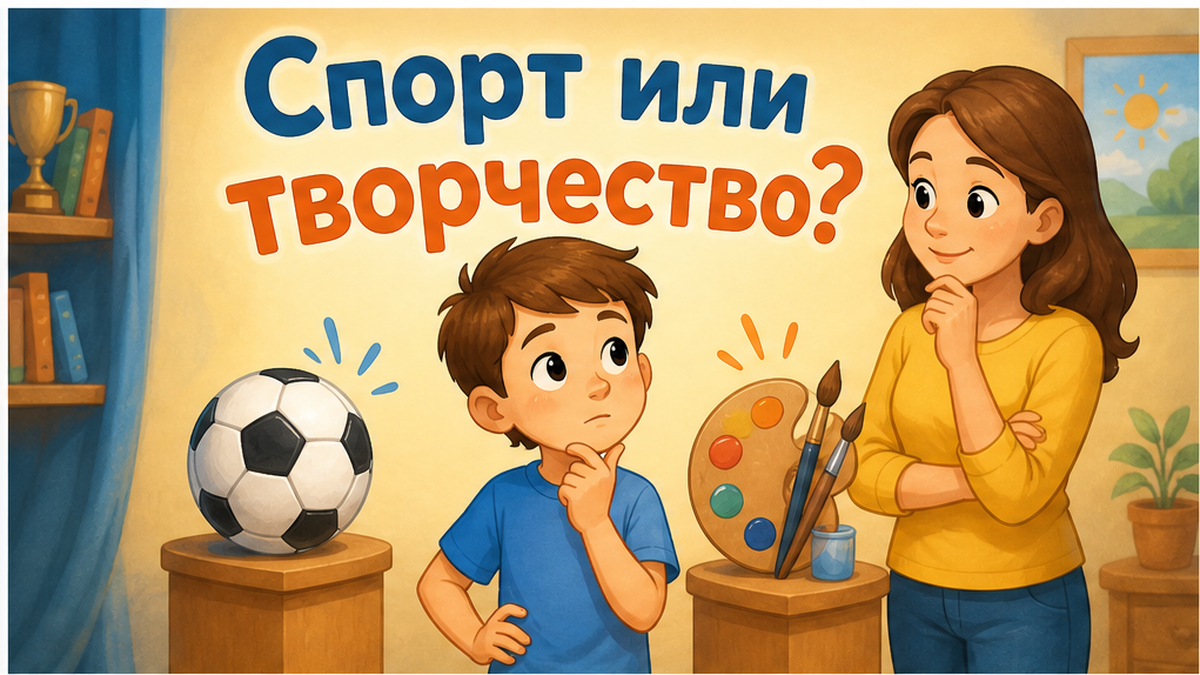 Спорт или творчество для ребёнка: таблица сравнения и вопросы по Гиппенрейтер