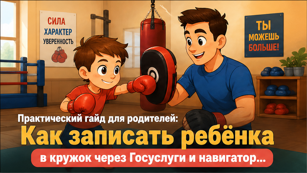 Как записать ребёнка в кружок через Госуслуги и навигатор