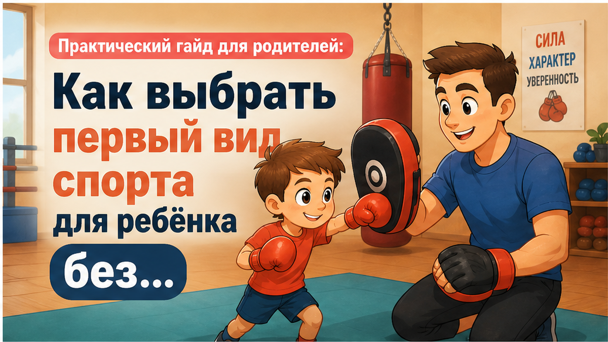 Как выбрать первый вид спорта для ребёнка без ошибок