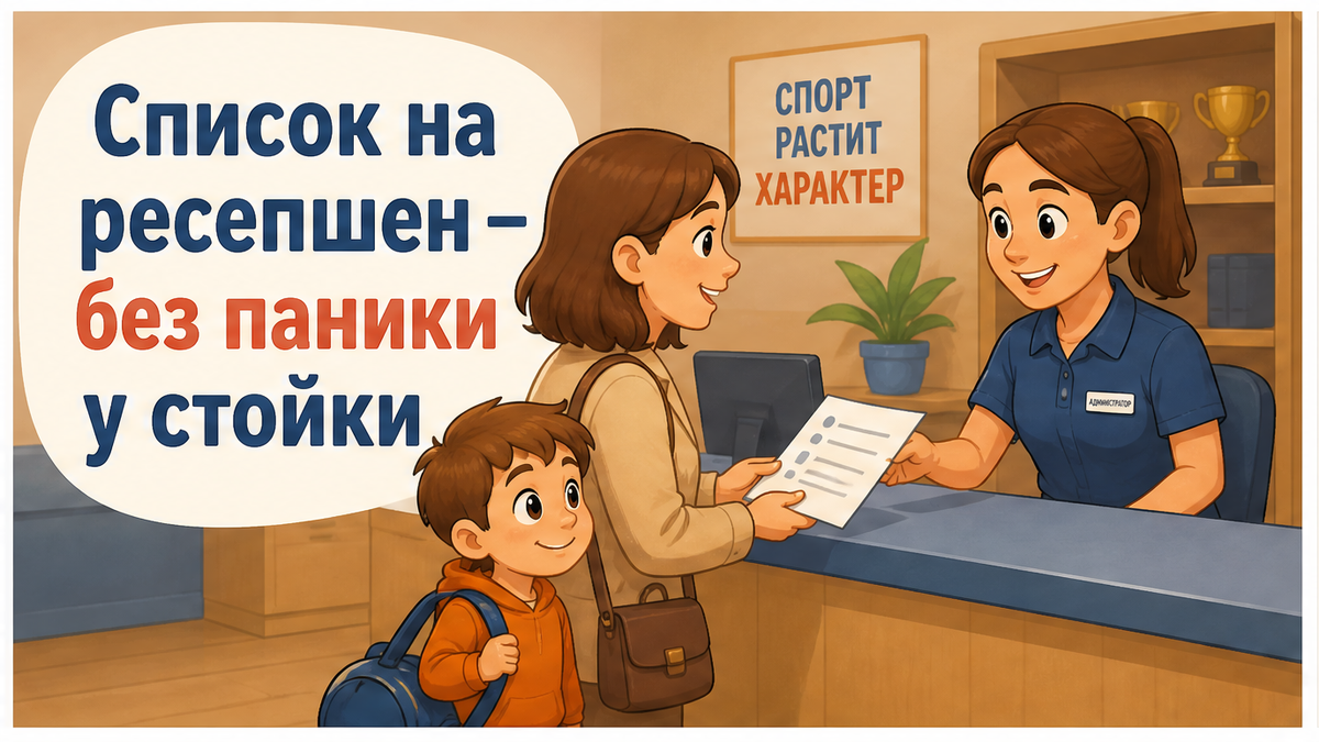 Как оформить список кто забирает ребёнка из секции: чек-лист