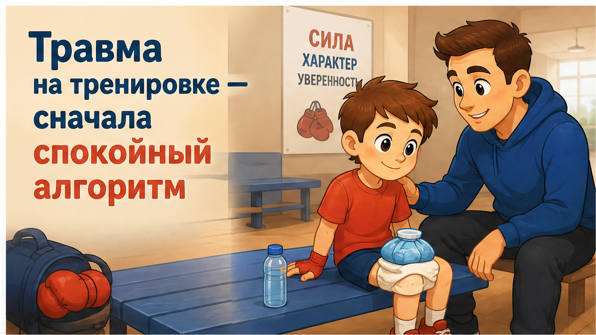 Как действовать если ребёнок получил травму на тренировке