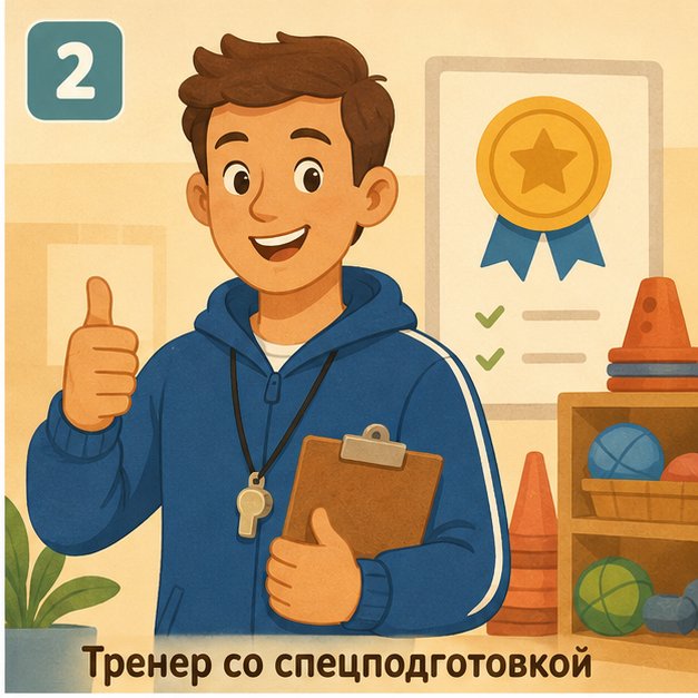 Тренер со специальной подготовкой для работы с детьми с особенностями развития