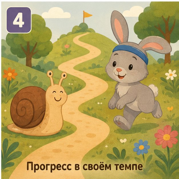 Каждый ребёнок развивается в своём темпе