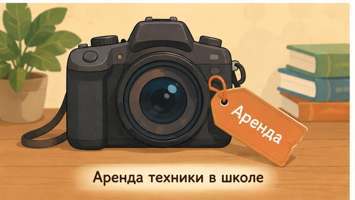 Аренда фототехники в школе вместо покупки