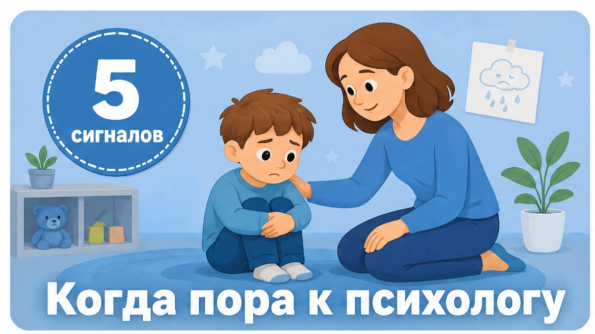 Детский психолог для ребёнка: когда обращаться и как выбрать специалиста