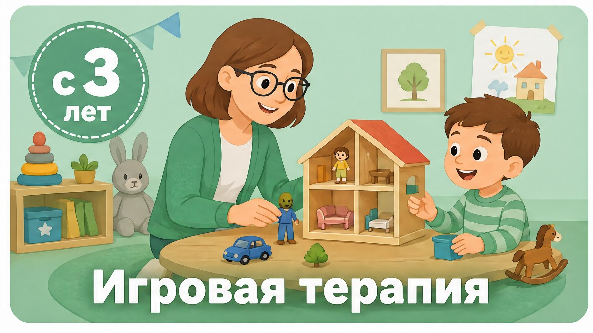 Игровая терапия на приёме у детского психолога