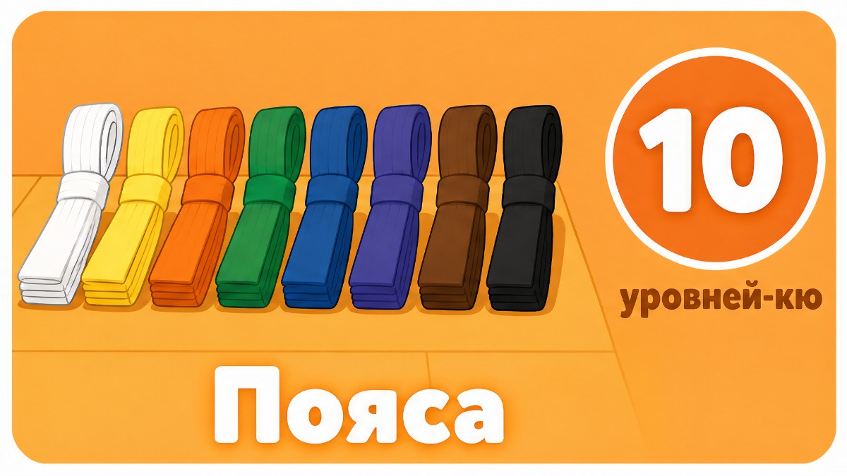 Пояса в детском дзюдо