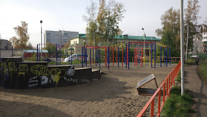 Паркур площадка. Спортивная площадка.